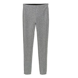 H&M Silver Glitter Trouser Pants